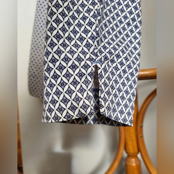 H&M Ladies Navy Blue & White Ankle Pant | Size 2 - Picture 9 of 10